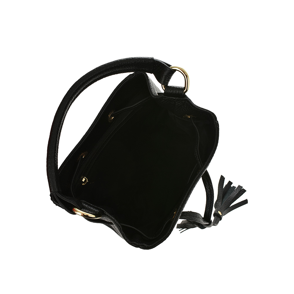 Geanta de mana din piele naturala Chiara Canotti CC0973, Negru, #5, Bagsy