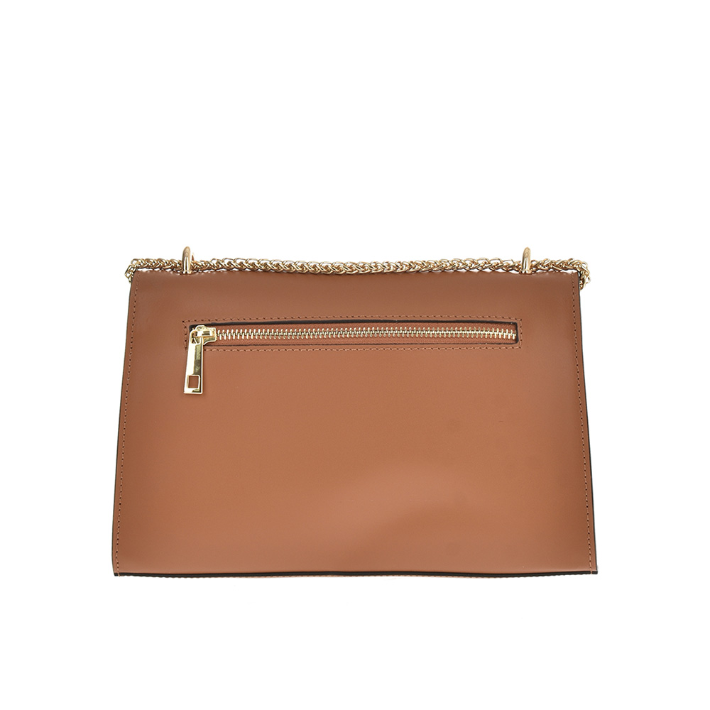 Geanta dama din piele naturala Chiara Canotti CC0976, Cognac, #3, Bagsy