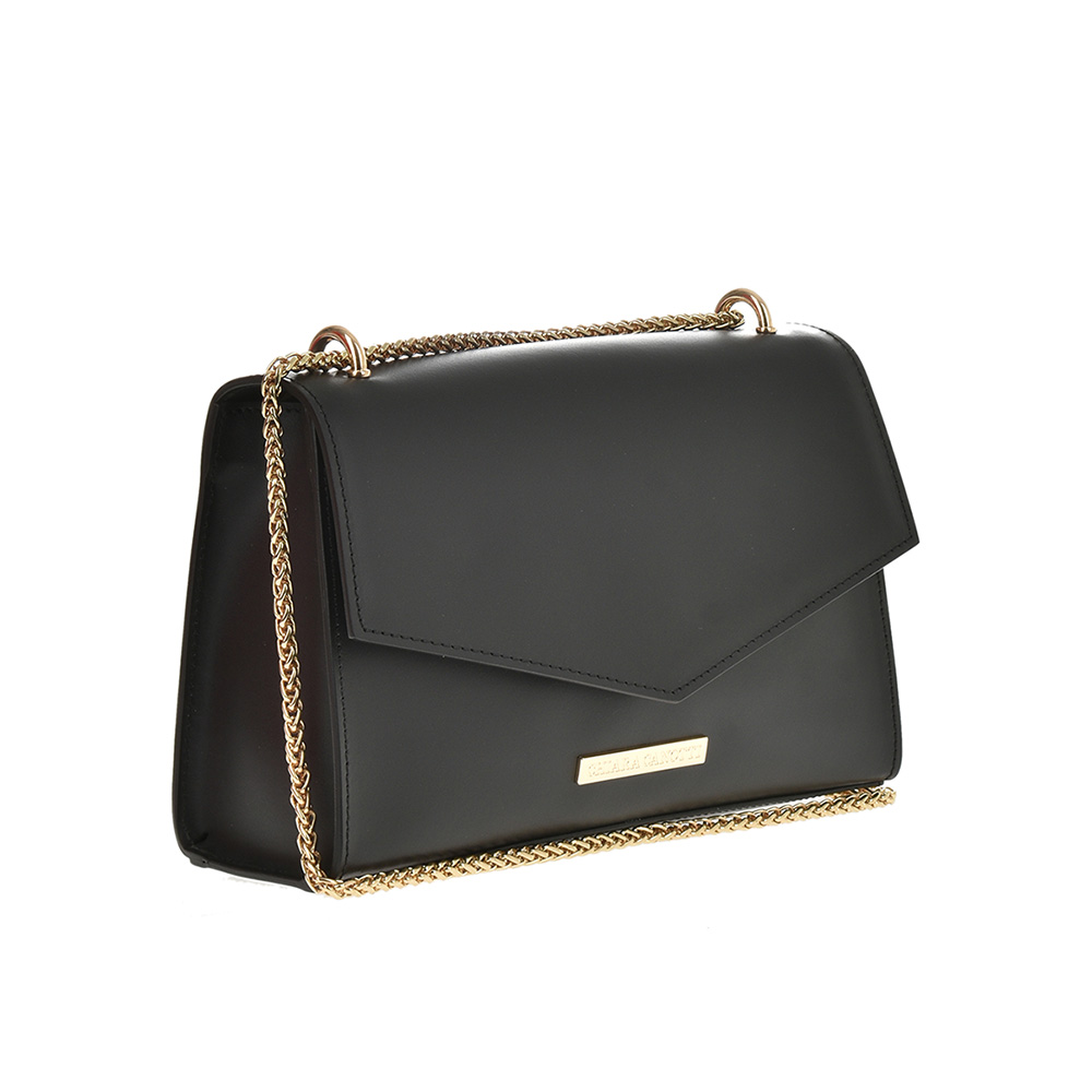 Geanta dama din piele naturala Chiara Canotti CC0976, Negru, #2, Bagsy