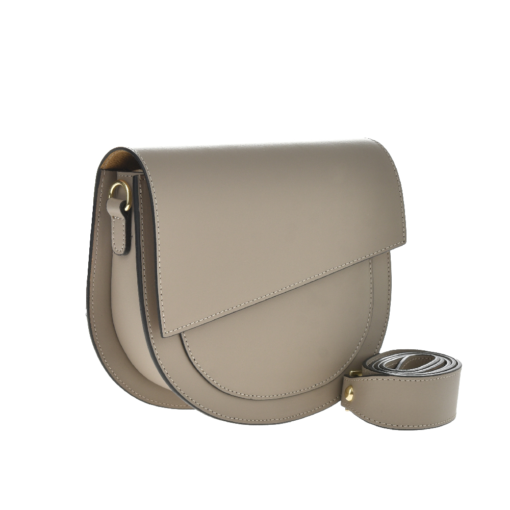 Geanta de umar din piele naturala Chiara Canotti CC1016, Grej, #2, Bagsy