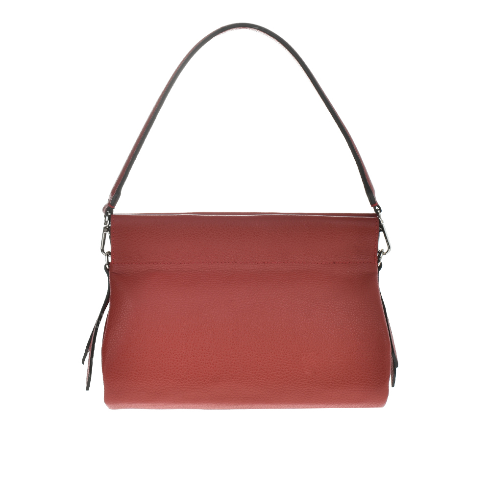 Geanta dama din piele naturala Chiara Canotti CC1021, Rosu, #3, Bagsy