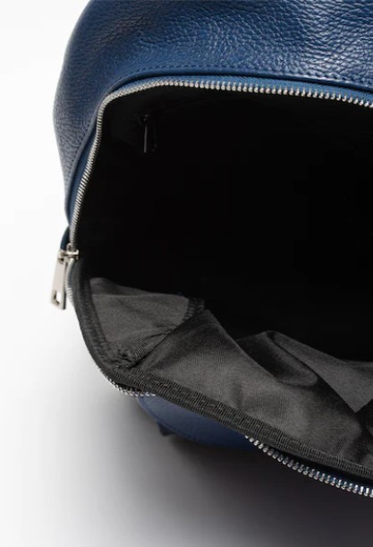 Rucsac dama din piele naturala Chiara Canotti CC1022, Albastru, #5, Bagsy