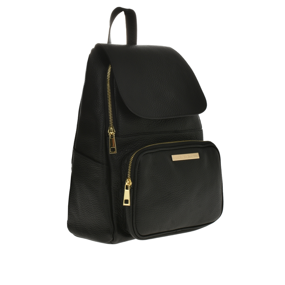 Rucsac dama din piele naturala Chiara Canotti CC1062, Negru, #2, Bagsy