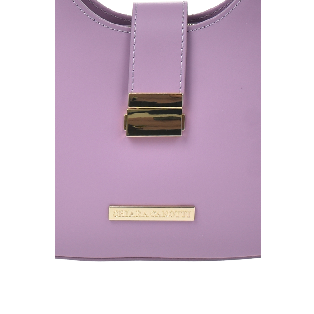 Geanta de umar din piele naturala Chiara Canotti CC1074, Lila, #5, Bagsy