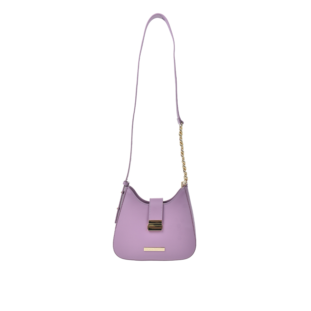 Geanta de umar din piele naturala Chiara Canotti CC1074, Lila, #1, Bagsy