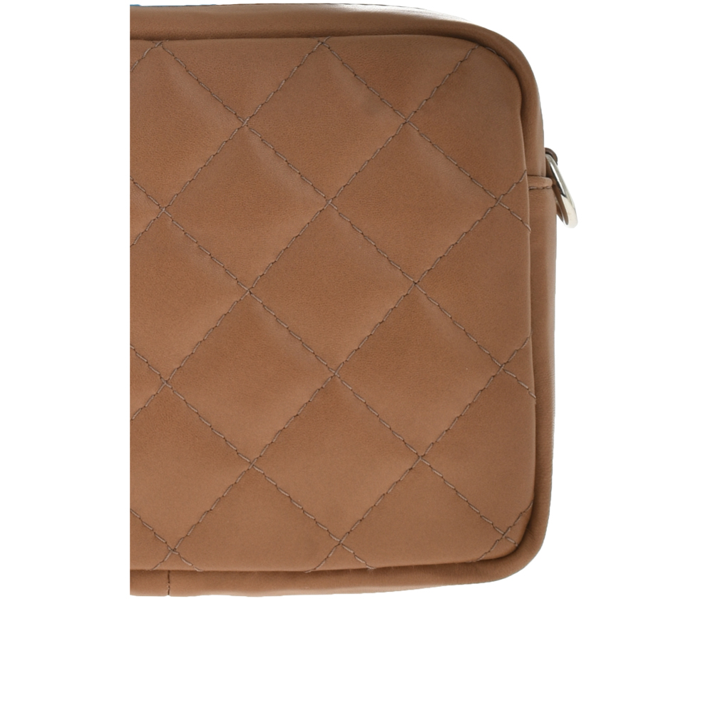 Geanta de umar din piele naturala Chiara Canotti CC1083, Grej, #5, Bagsy