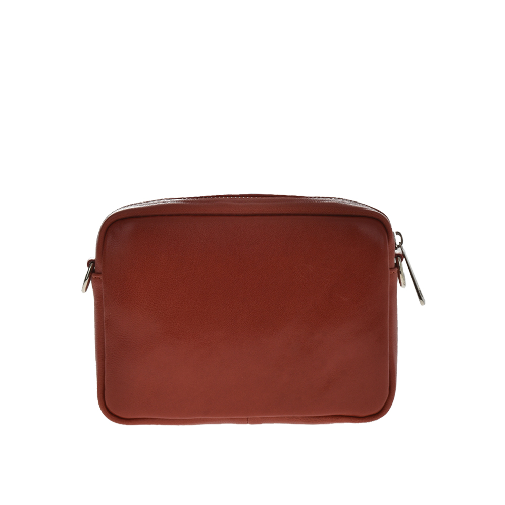 Geanta de umar din piele naturala Chiara Canotti CC1083, Rosu, #3, Bagsy