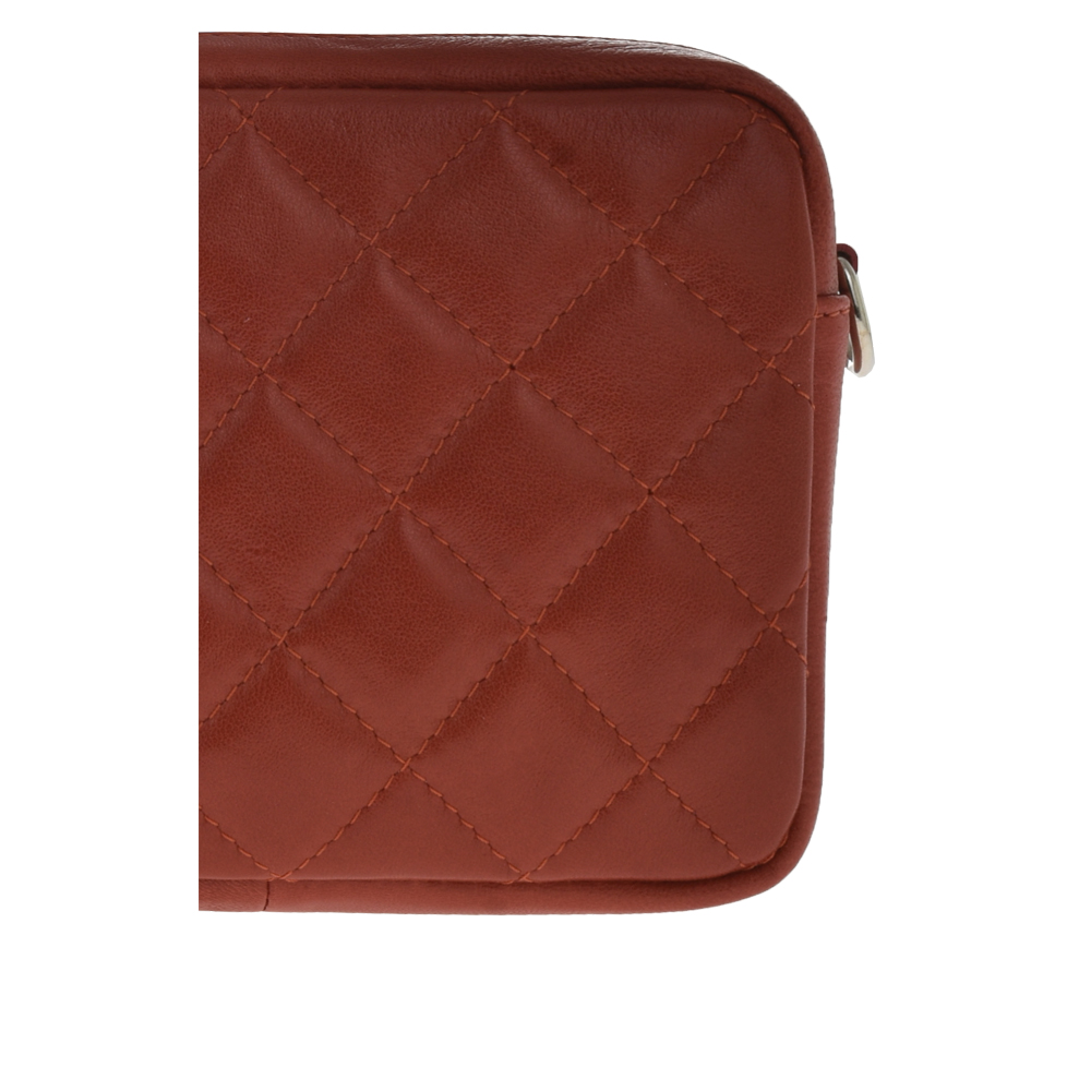 Geanta de umar din piele naturala Chiara Canotti CC1083, Rosu, #5, Bagsy