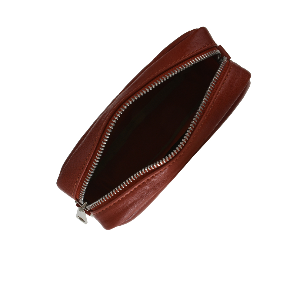 Geanta de umar din piele naturala Chiara Canotti CC1083, Rosu, #4, Bagsy