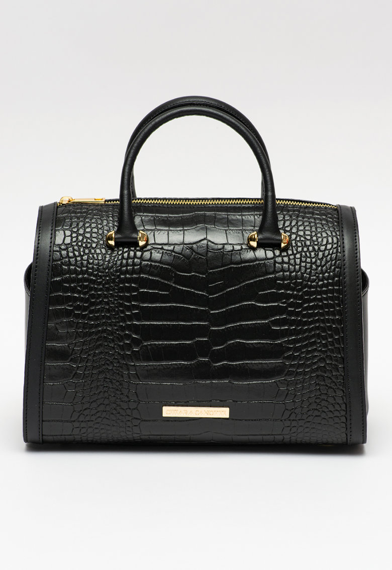 Geanta de mana din piele naturala Chiara Canotti CC1091, Negru, #1, Bagsy