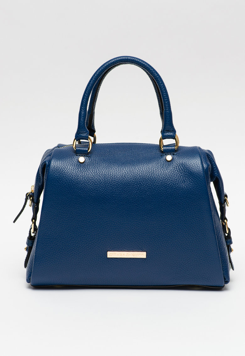 Geanta de mana din piele naturala Chiara Canotti CC1092, Albastru, #1, Bagsy