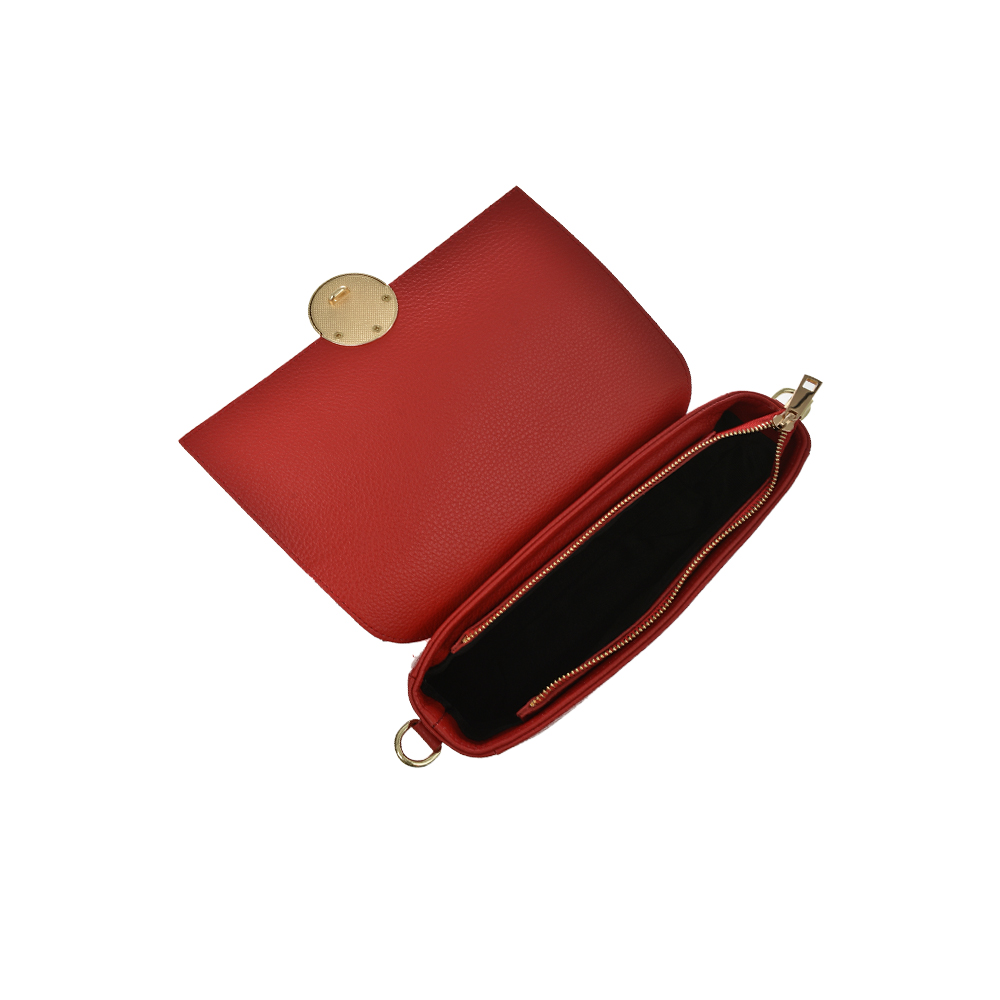 Geanta de mana din piele naturala Chiara Canotti CC1135, Rosu , #4, Bagsy