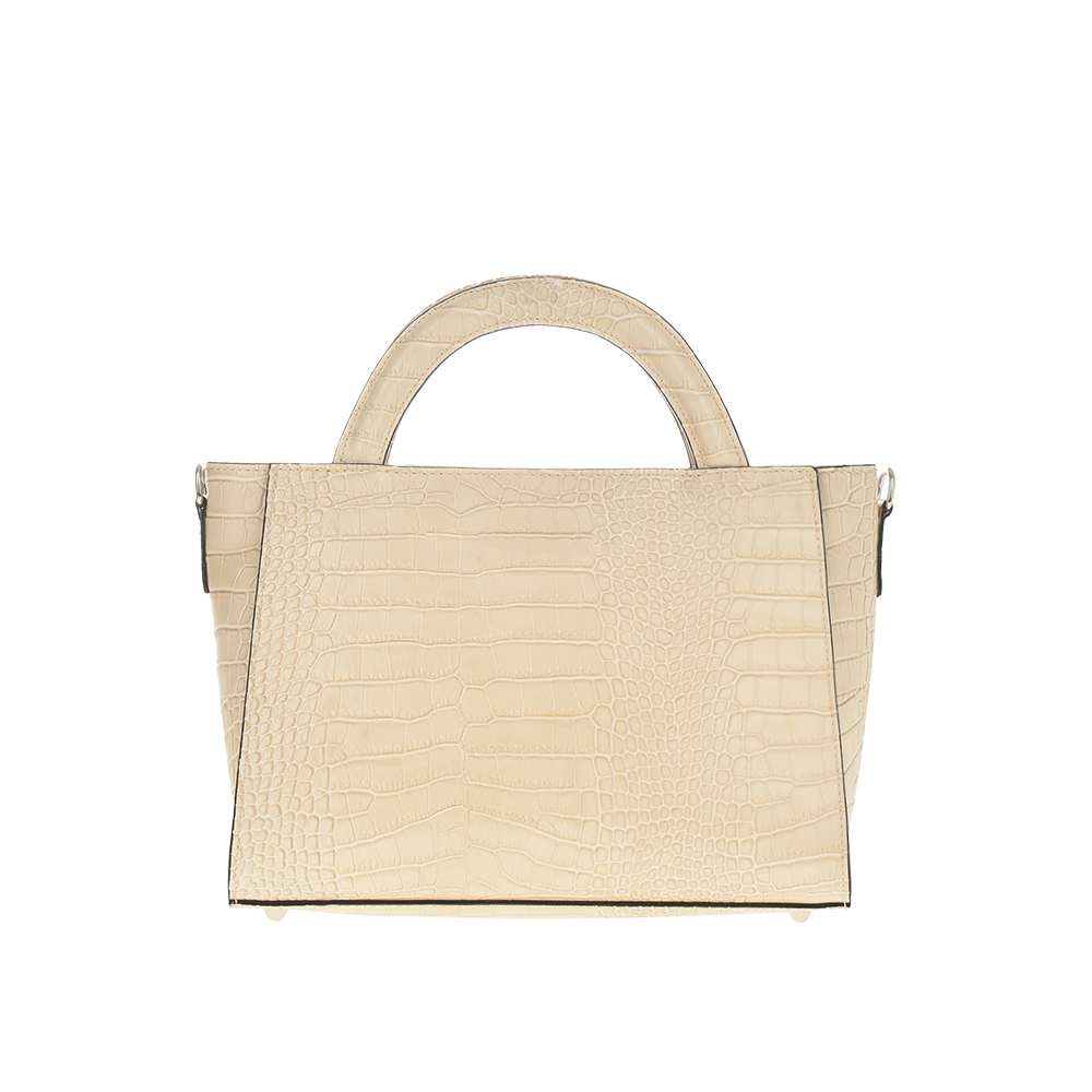 Geanta de mana din piele naturala Chiara Canotti CC1136, Bej, #3, Bagsy