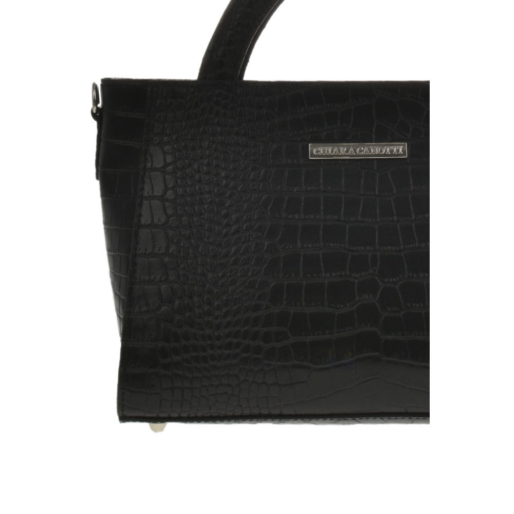 Geanta de mana din piele naturala Chiara Canotti CC1136, Negru, #5, Bagsy