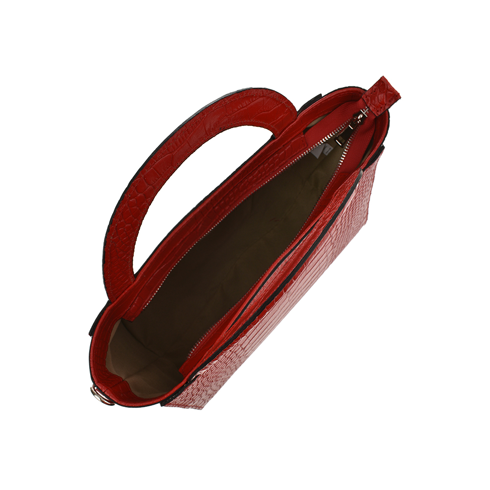 Geanta de mana din piele naturala Chiara Canotti CC1136, Rosu, #4, Bagsy