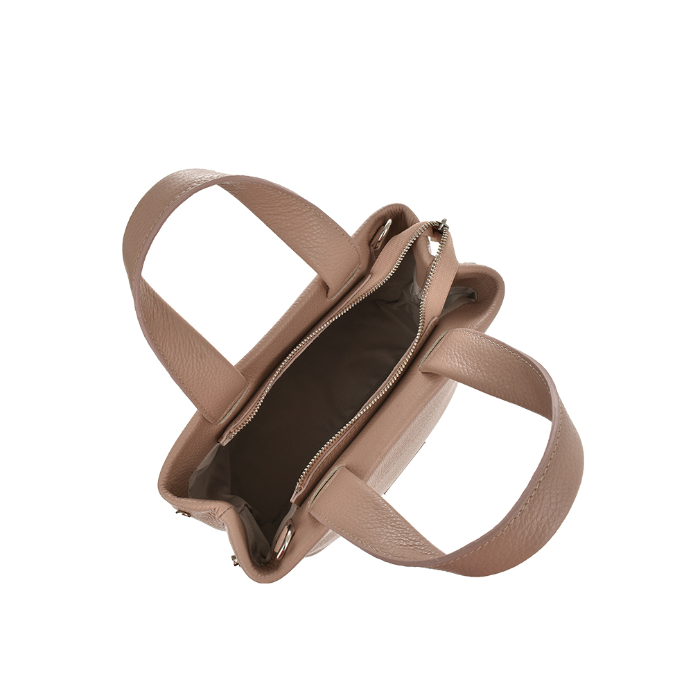 Geanta de mana din piele naturala Chiara Canotti CC1137, Roz prafuit, #4, Bagsy