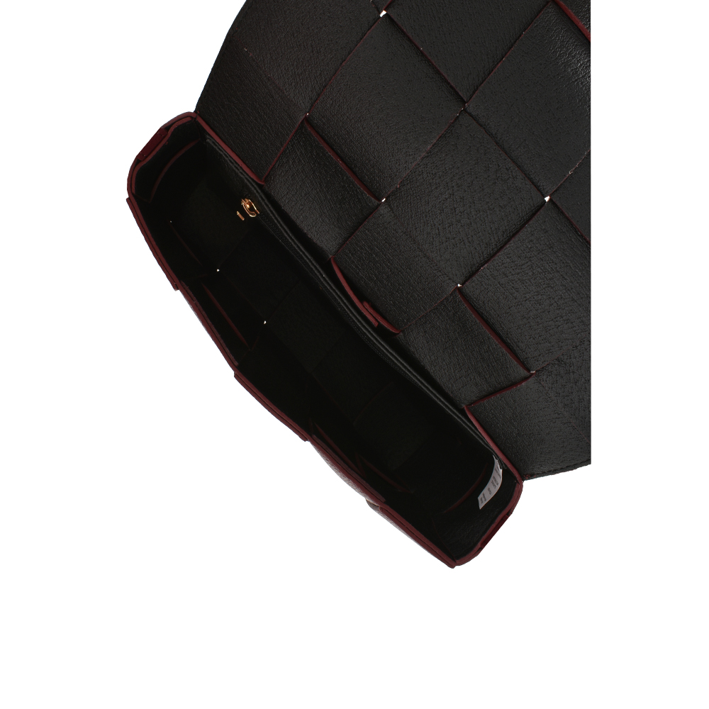 Geanta de umar din piele naturala Chiara Canotti CC1139, Visiniu, #4, Bagsy