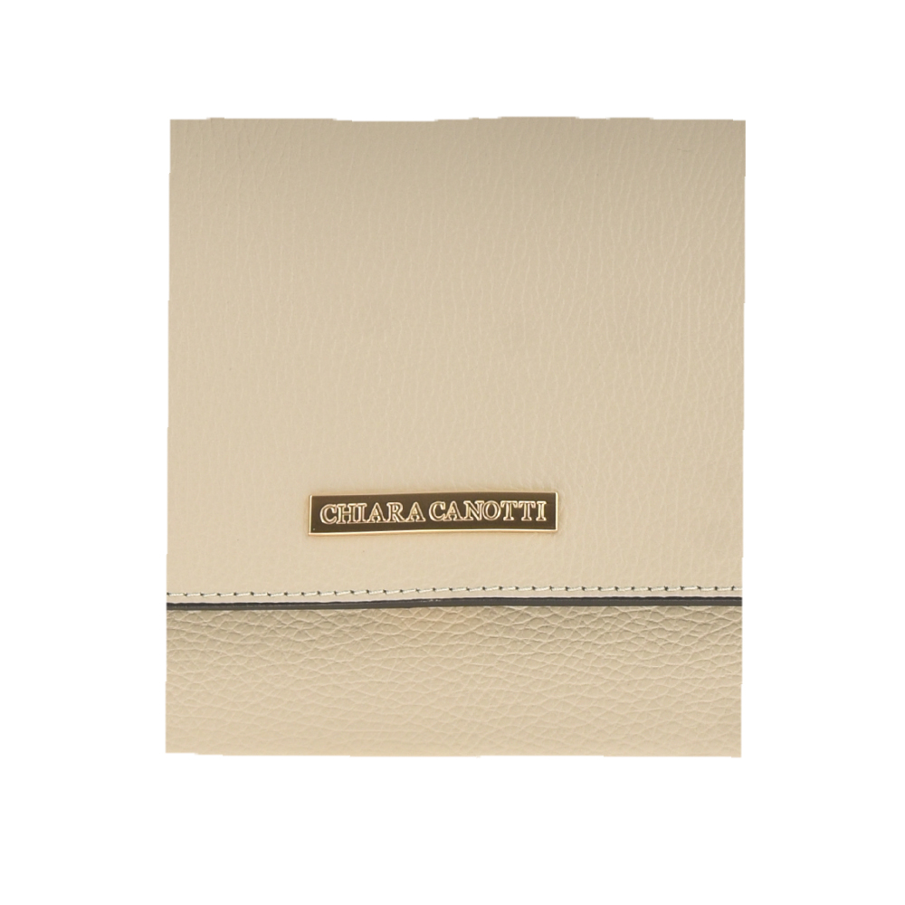 Geanta de mana din piele  naturala Chiara Canotti CC1141, Bej, #5, Bagsy