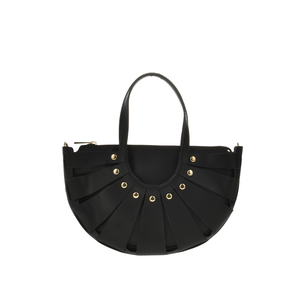 Geanta de mana din piele naturala Chiara Canotti CC1142, Negru, #3, Bagsy