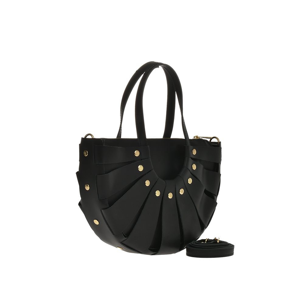 Geanta de mana din piele naturala Chiara Canotti CC1142, Negru, #2, Bagsy