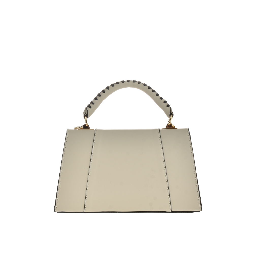 Geanta de mana din piele naturala Chiara Canotti CC1145, Bej, Nr. 3, Bagsy