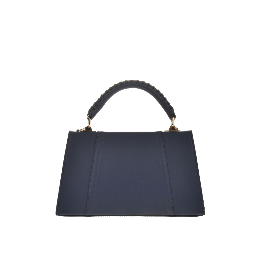 Geanta de mana din piele naturala Chiara Canotti CC1145, Albastru, #3, Bagsy