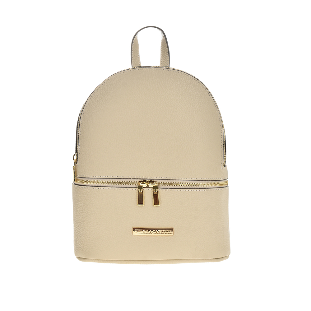Rucsac dama din piele naturala Chiara Canotti CC1155, Bej, #1, Bagsy