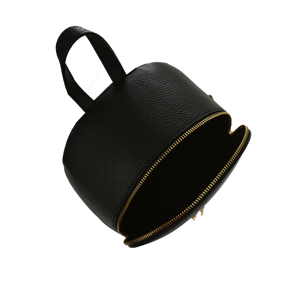 Rucsac dama din piele naturala Chiara Canotti CC1155, Negru, #4, Bagsy