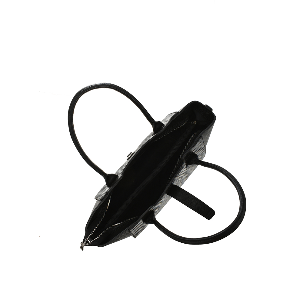 Geanta de mana din piele naturala Chiara Canotti CC1172, Negru, #4, Bagsy