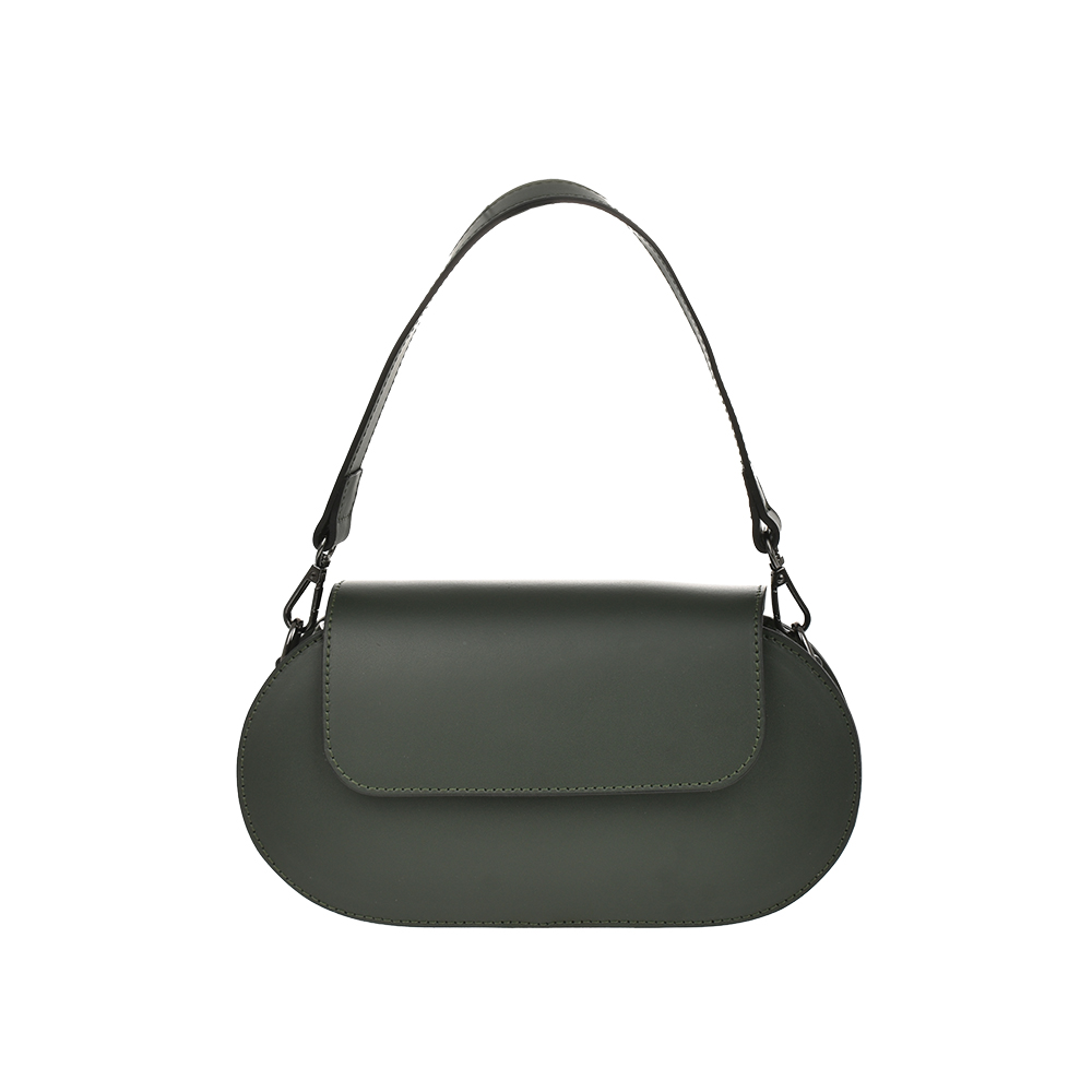 Geanta dama din piele natural Chiara Canotti CC1190, Verde, #1, Bagsy