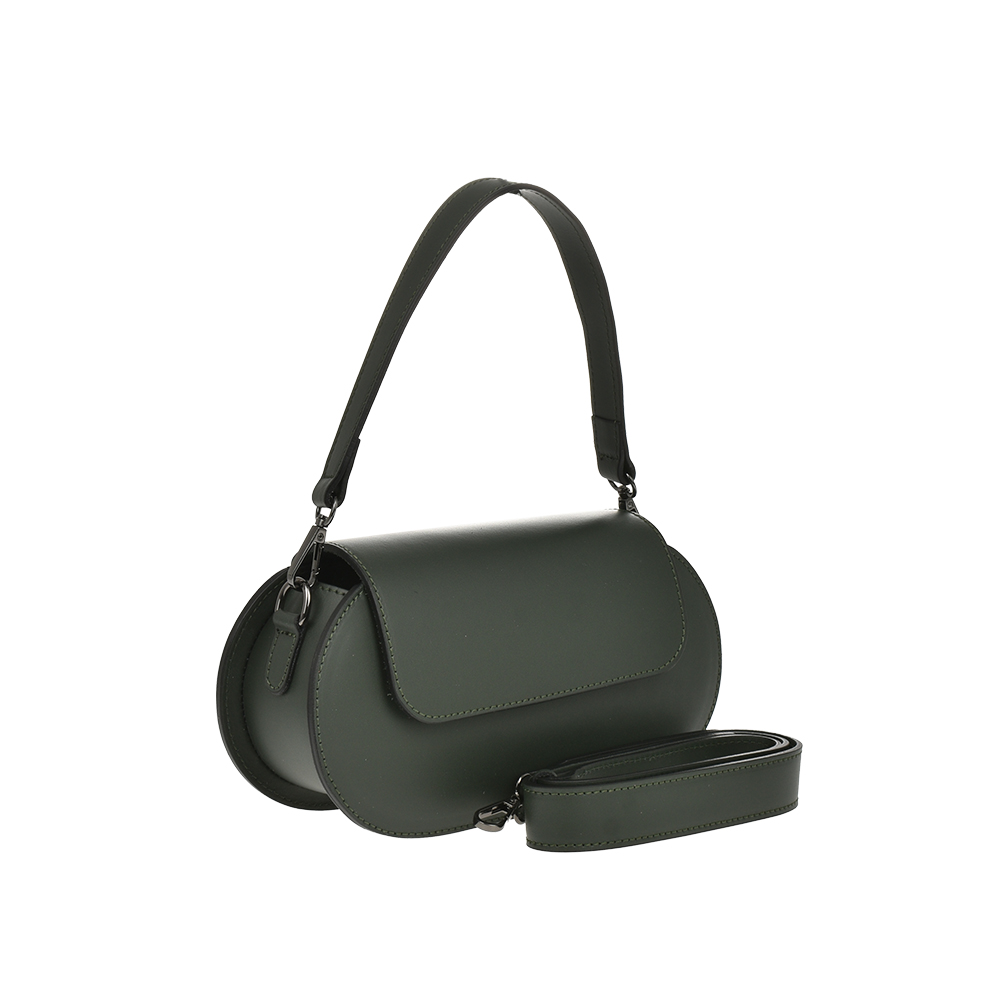 Geanta dama din piele natural Chiara Canotti CC1190, Verde, #2, Bagsy