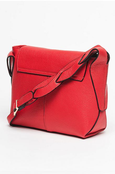 Geanta de umar din piele naturala Chiara Canotti CC1193, Rosu, #2, Bagsy