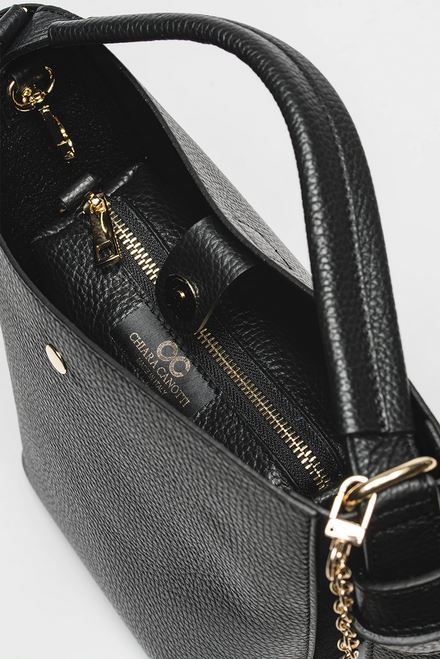 Geanta de mana din piele naturala Chiara Canotti CC1196, Negru, #3, Bagsy