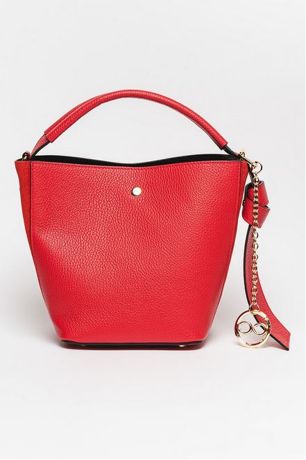 Geanta de mana din piele naturala Chiara Canotti CC1196, Rosu, #1, Bagsy