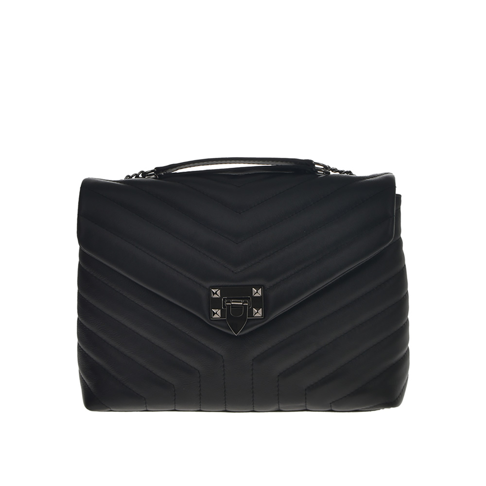 Geanta dama din piele naturala Chiara Canotti CC1223, Negru, #1, Bagsy