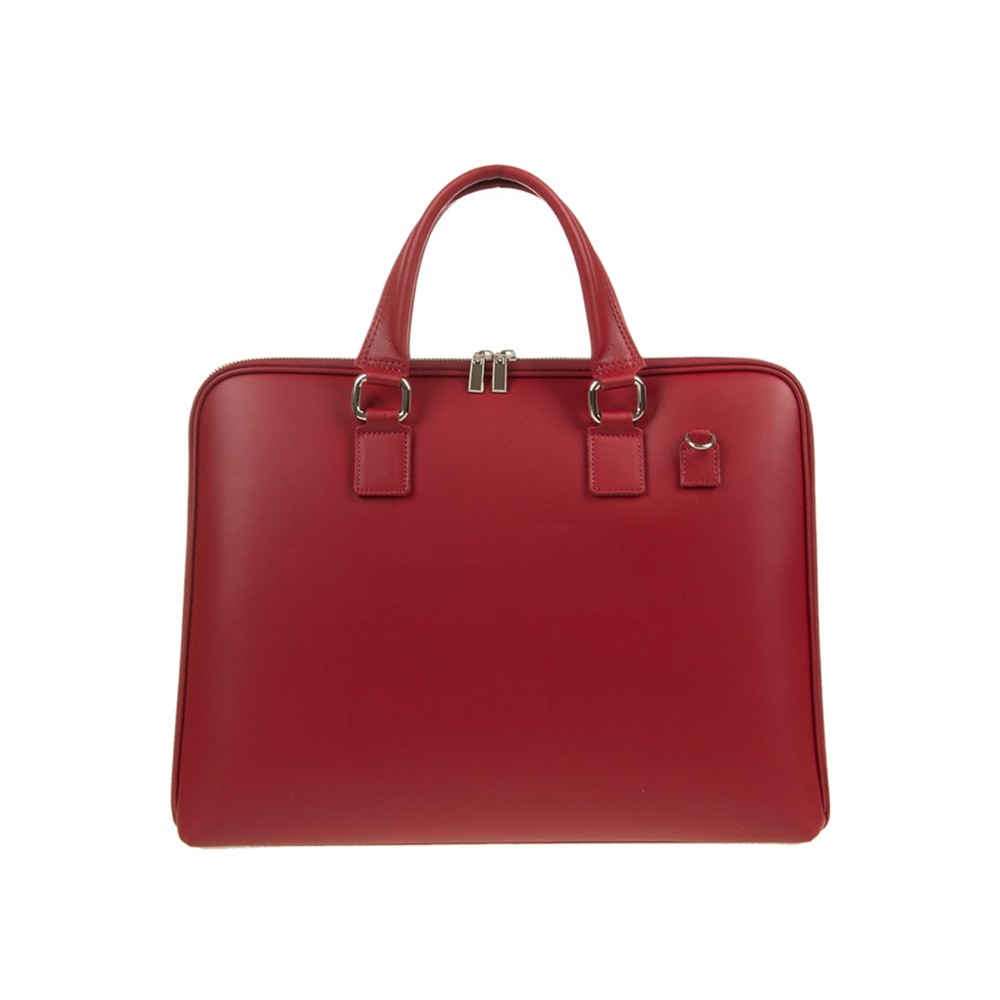 Geanta Office/Servieta din piele naturala Chiara Canotti CC1224, Rosu inchis, Nr. 3, Bagsy