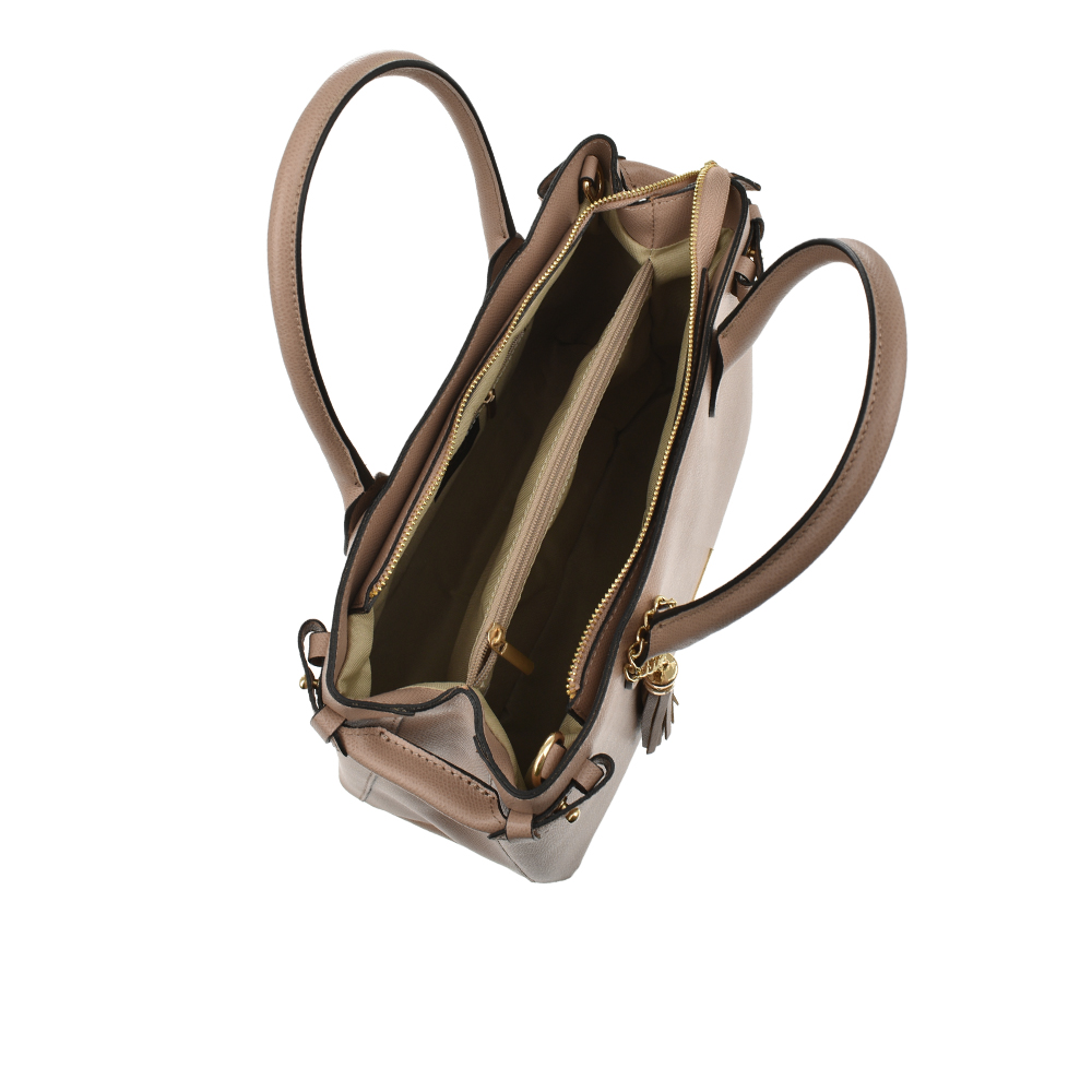 Geanta dama din piele naturala Chiara Canotti CC1225, Roz prafuit, #4, Bagsy