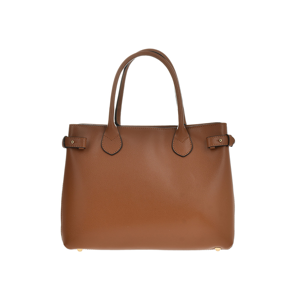 Geanta dama din piele naturala Chiara Canotti CC1225, Cognac, Nr. 3, Bagsy