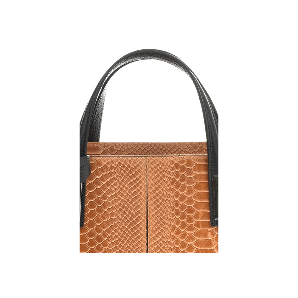 Geanta de mana din piele naturala Chiara Canotti CC1226, Cognac deschis, #5, Bagsy