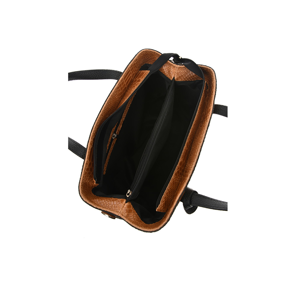 Geanta de mana din piele naturala Chiara Canotti CC1226, Cognac deschis, #4, Bagsy