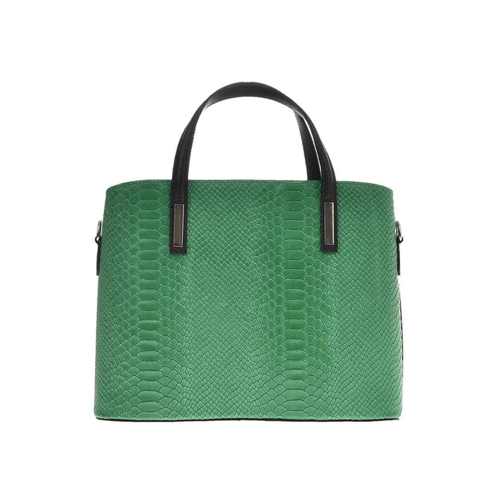 Geanta de mana din piele naturala Chiara Canotti CC1226, Verde, #4, Bagsy