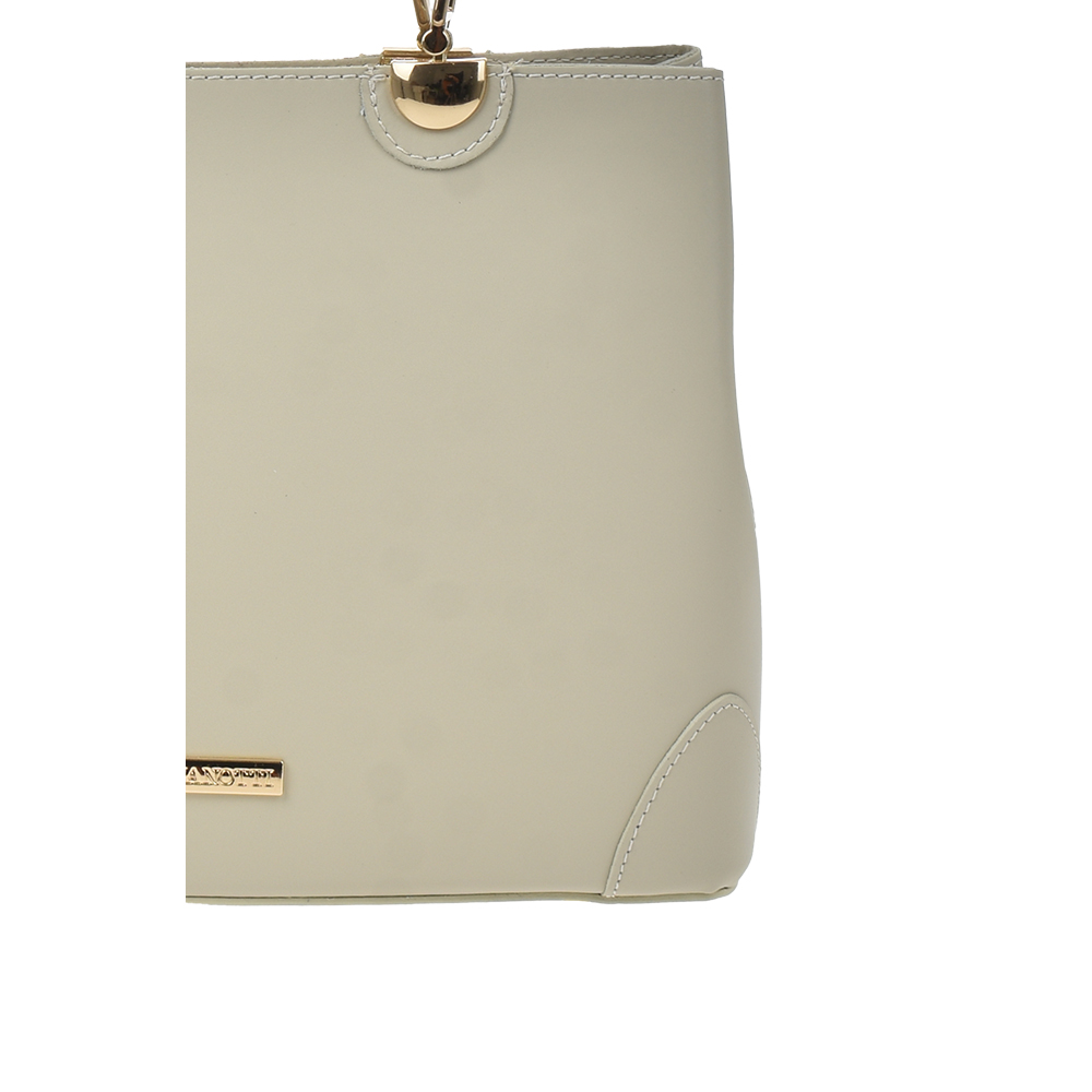 Geanta de mana din piele naturala Chiara Canotti CC1229, Bej, #5, Bagsy