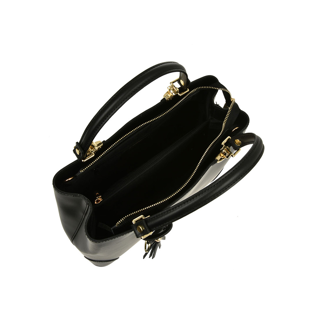 Geanta de mana din piele naturala Chiara Canotti CC1229, Negru, #4, Bagsy