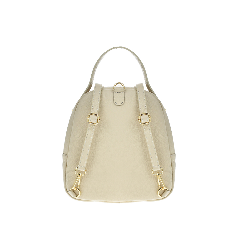 Rucsac din piele naturala Chiara Canotti CC1230, Bej, #3, Bagsy