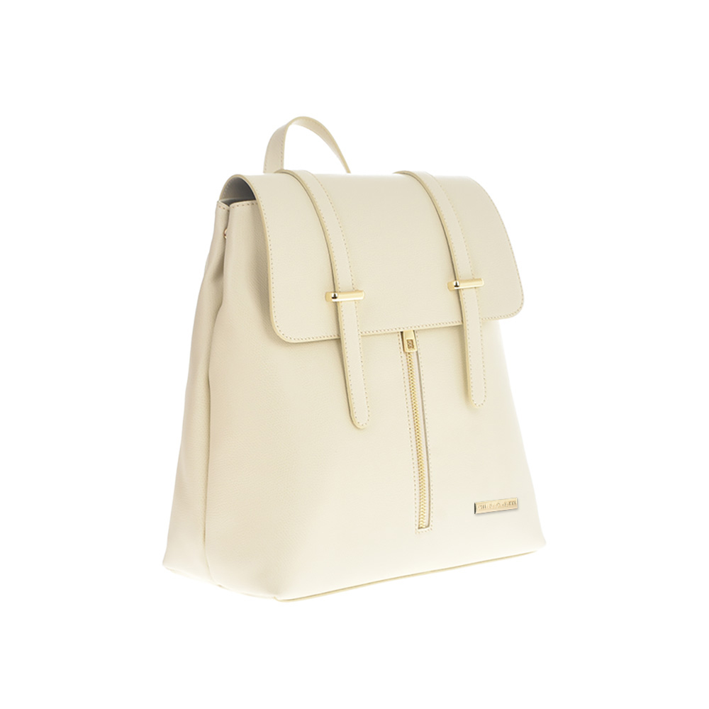 Rucsac dama din piele naturala Chiara Canotti CC1231, Bej, #2, Bagsy