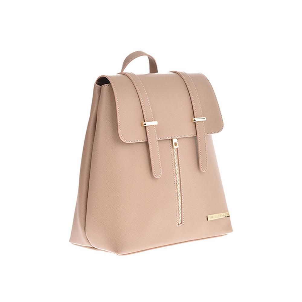 Rucsac dama din piele naturala Chiara Canotti CC1231, Roz prafuit, #2, Bagsy