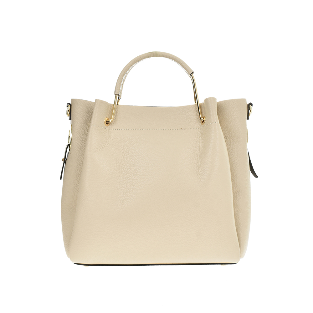 Geanta dama din piele naturala Chiara Canotti CC1233, Bej, #3, Bagsy