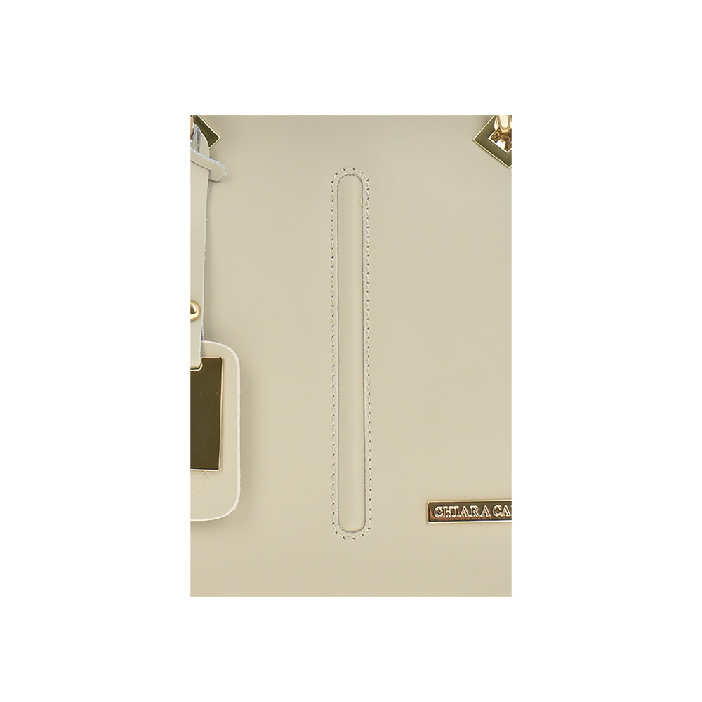 Geanta de mana din piele naturala Chiara Canotti CC1235, Bej, #5, Bagsy