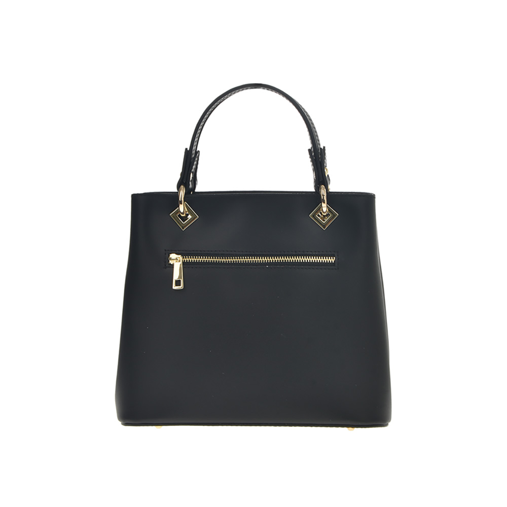 Geanta de mana din piele naturala Chiara Canotti CC1235, Negru, Nr. 3, Bagsy