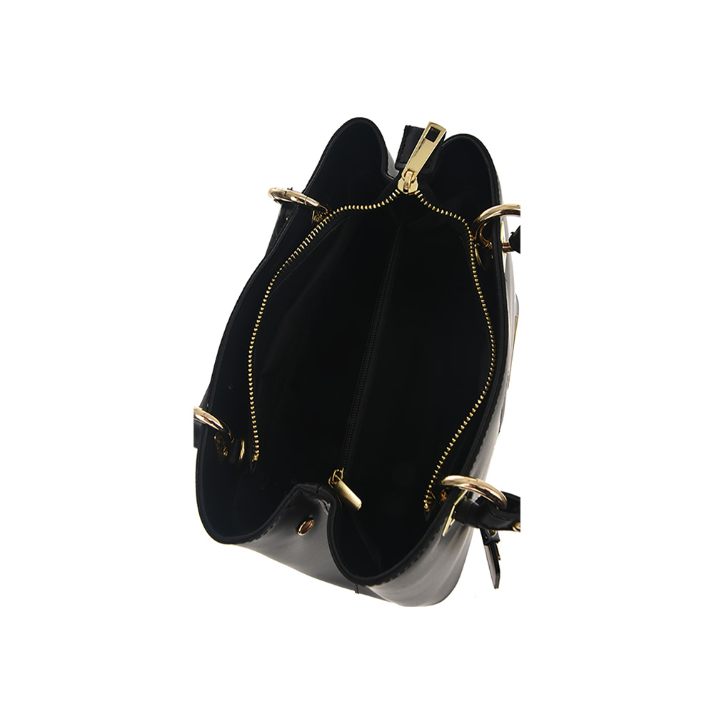 Geanta de mana din piele naturala Chiara Canotti CC1235, Negru, Nr. 4, Bagsy